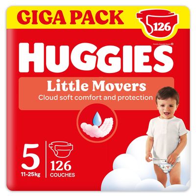 Huggies Little Movers Disney Baby Diapers, Size 5, 126 ct. (3 x 42)