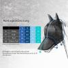 Harrison Howard CareMaster Thick Fleece-Padded Fine-Mesh Horse Fly Mask, UV Protection, Silver/Black, Thoroughbred (M) view 3