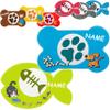 4-Piece Personalized Pet Feeding Mats, Cats & Dogs, Color Mix, 44 x 29 cm view 1