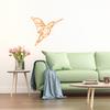 WANDKINGS Wall Decal - Origami-Style Hummingbird - 110 x 97 cm - Light Brown view 2