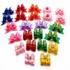 HOLLIHI 24 PCS/12 Pair Cute Pet Hair Bows view 2