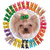 HOLLIHI 32-Piece Pet Hair Bow Set, 16 Pairs with Elastic Bands view 1