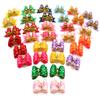 HOLLIHI 32-Piece Pet Hair Bow Set, 16 Pairs with Elastic Bands view 2