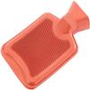 PEARL Hot Water Bottle, Size M, Red, 1 Liter, with Soft Fleece Cover view 3