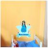 Samunshi Ice Princess Personalized Name Door Sign Wall Decal, 90 x 78 cm view 3