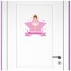 Samunshi Se Ballerina Personalized Wall Sticker Door Sign with Name, 90 x 78 cm view 2