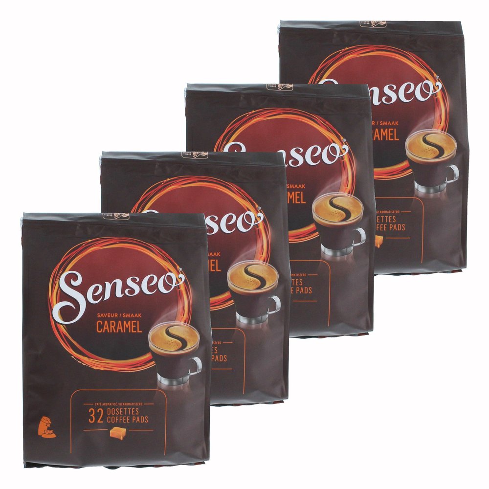 Senseo Caramel Coffee Pods, Caramel Flavor, 128 Pods
