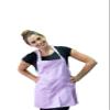 tessile astorino Women's Apron for Hairdressers and Beauticians, Lilac, Made in Italy view 1