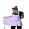 tessile astorino Women's Apron for Hairdressers and Beauticians, Lilac, Made in Italy view 2