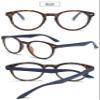 VEVESMUNDO Round Retro Reading Glasses, +2.0, Leopard and Blue view 3