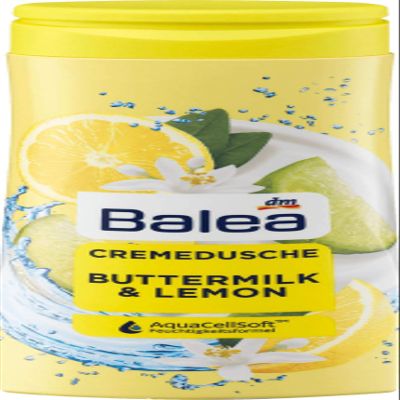 Balea Cream Shower Buttermilk & Lemon, 1 x 300 mL