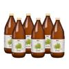 Aloe Vera Juice, 100% Organic Direct Juice, Guaranteed Aloverose: 1,200 mg/L, 6 x 1 L, Sustainably Grown by a Family Farm, Amber Glass, Vegan, DE-KO-005 view 1
