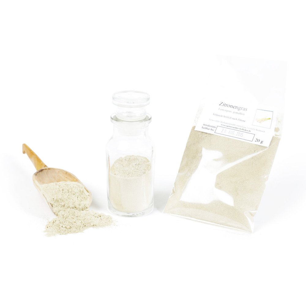 Ground Lemongrass Powder, Gluten-Free, 20 g