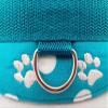 Personalized Dog Harness, Turquoise Dots, Sizes S–XXL view 4