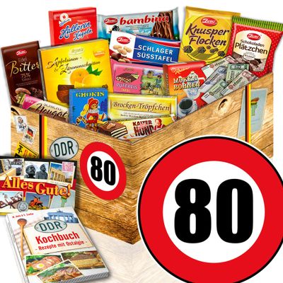 80th Birthday Gift Set – East German Snack Package