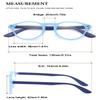 VEVESMUNDO Retro Reading Glasses for Women and Men view 2