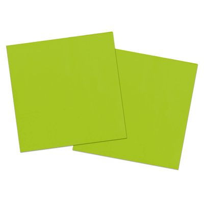 Folat Paper Napkins, 33 x 33 cm, Green, 20 Count