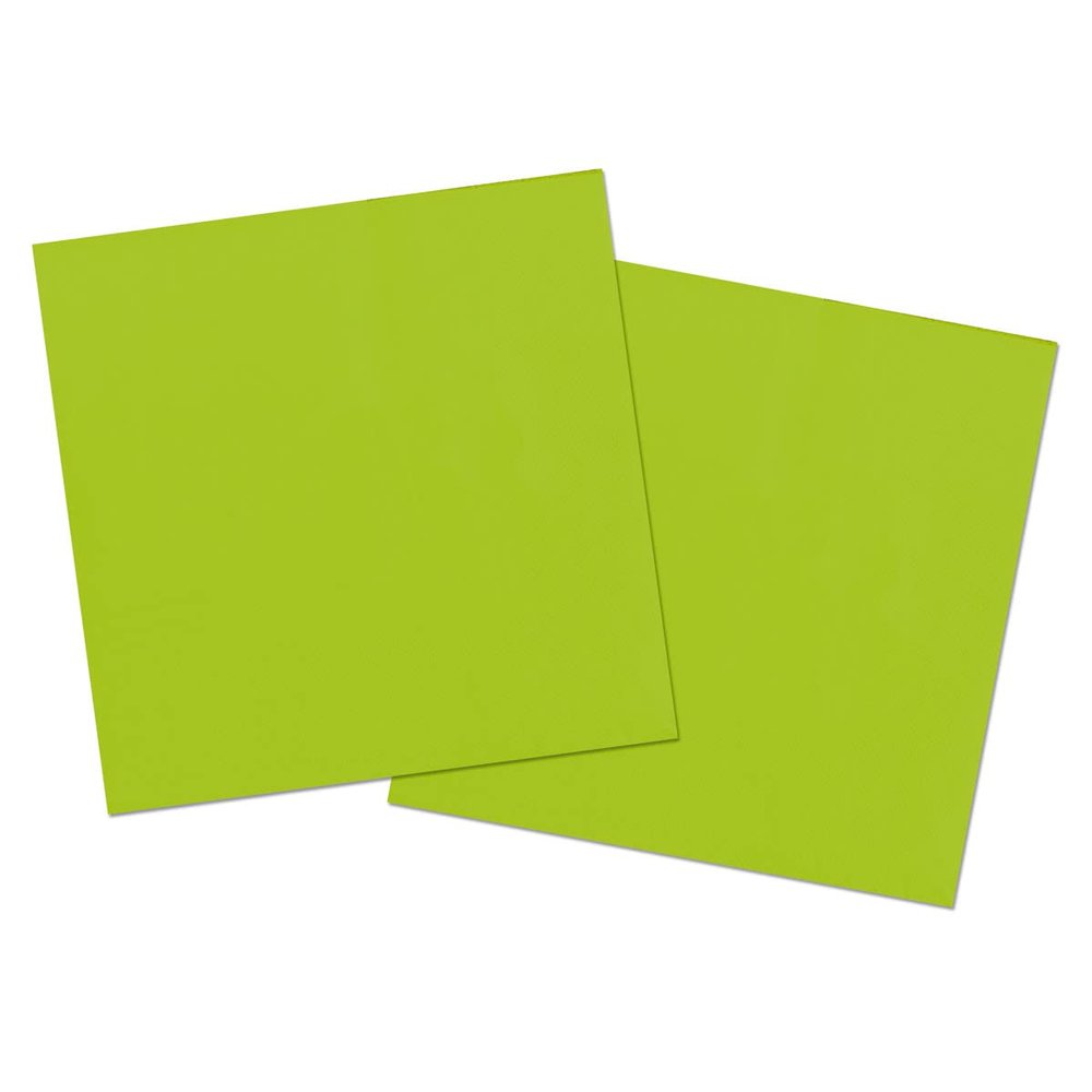 Folat Paper Napkins, 33 x 33 cm, Green, 20 Count