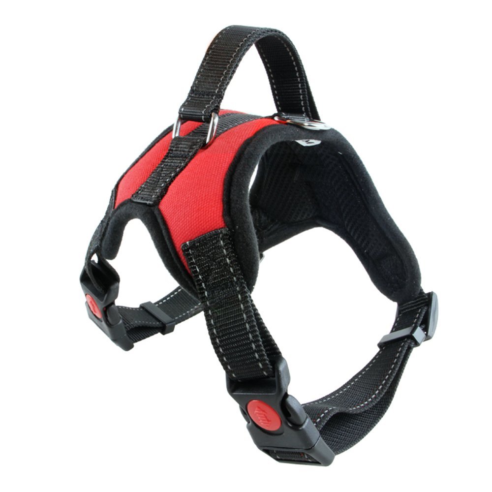 Peting Cliont No-Pull Padded Adjustable Dog Training Walking Harness Vest for Medium to Large Dogs (Multicolor)