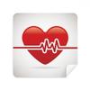 DIYthinker Heart EKG Pattern Glass Cleaning Cloth - 2 Pack view 1