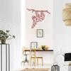 WANDKINGS Wall Decal – Origami-Style Sloth – 110 x 93 cm – Dark Red – Choose from 5 Sizes & 35 Colors view 2