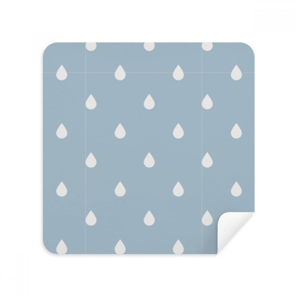 DIYthinker Rain Drip Weather Cloud Pattern Suede Cleaning Cloths, 2-Pack