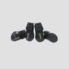 Creatwls Waterproof Dog Shoes with Adjustable Straps, Non-Slip Soles, 4-Pack view 1