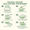 Agar Agar Powder Vegan Gelatin - Gracilaria Confervoides (250 g) view 3