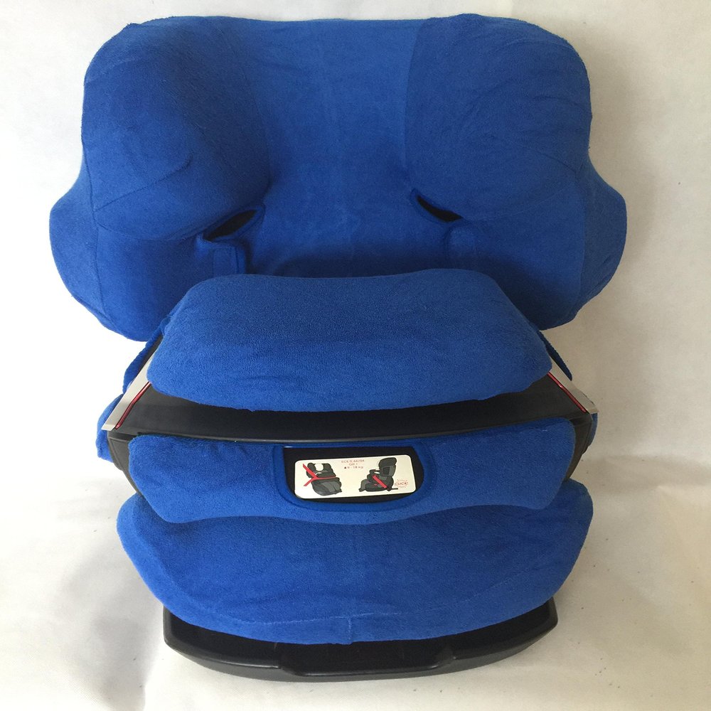 Blue Summer Terry Cover for Cybex Pallas and Pallas 2-Fix