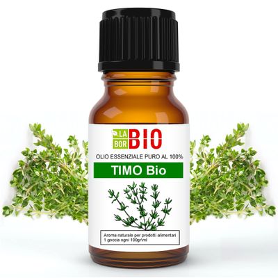 Organic Thymol Thyme Essential Oil, 100% Pure, 5 ml