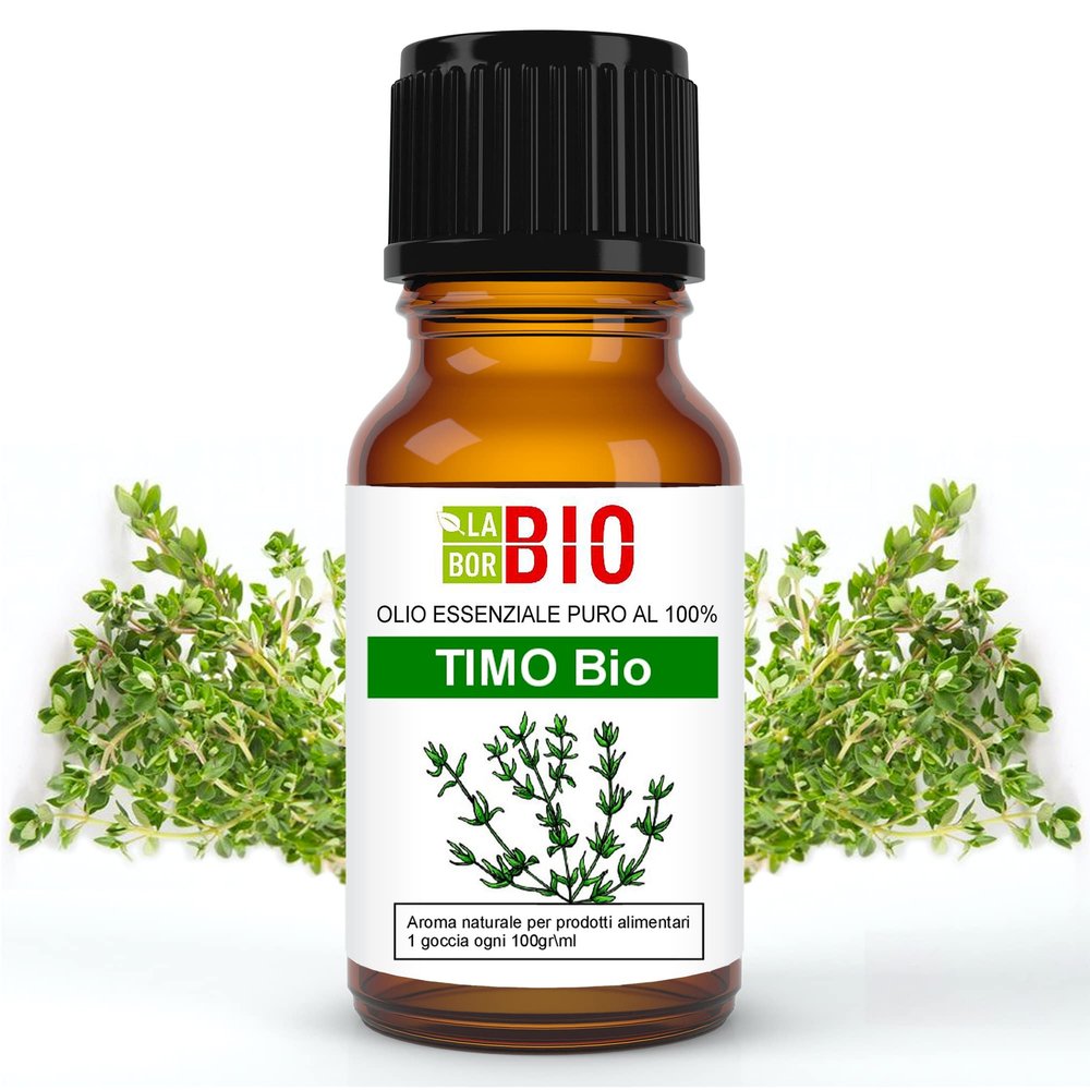 Organic Thymol Thyme Essential Oil, 100% Pure, 5 ml