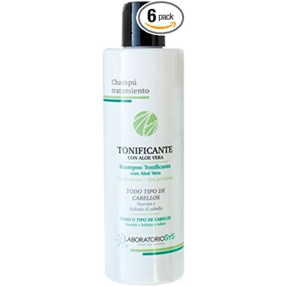 Labor SYS Aloe Vera Shampoo Videofiles, 6 x 250 ml, 1,500 ml total