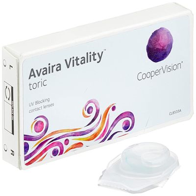 CooperVision Avaira Vitality Toric Monthly Lenses, 3 Pack