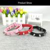 Newtensina Fashion Dog Collar and Leash with Studs view 4