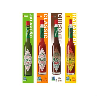 TABASCO 4-Sauce Bundle, 4 x 60 ml, 100% Natural