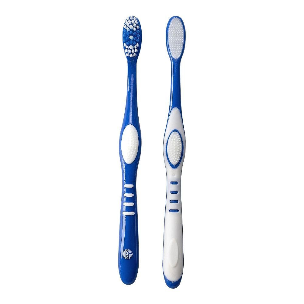 Schalke 04 Toothbrushes, 2-Pack, Medium