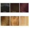 Clip-In Remy Human Hair Topper for Women with Thinning Hair, 7.6 x 10.2 cm, Hand-Tied Mono Crown, 25.4 cm, Dark Brown view 4