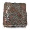 MEMORUM Pure Grave Plaque, 40 x 30 x 5 cm, Paradiso Granite, Polished, with Engraving and Leaf Ornament view 1