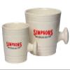 Simpsons Porcelain Bowl, L, White, Unique, Standard view 2