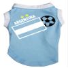 Petitebelle Dog Shirt Argentina National Flag Football Blue Cotton view 1