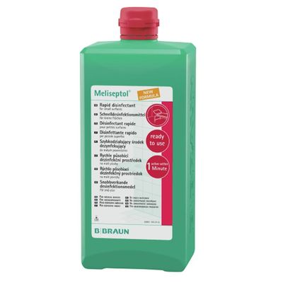 B.Braun Meliseptol New Formula Surface Disinfectant, 1,000 ml Dispensing Bottle
