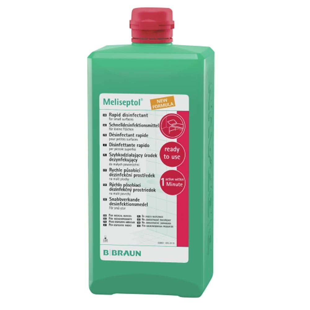 B.Braun Meliseptol New Formula Surface Disinfectant, 1,000 ml Dispensing Bottle