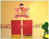 Superhero Jay Personalized Wall Sticker Door Sign, 25 x 22 cm view 3