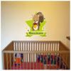 Samunshi Squirrel Personalized Name Door Sign Wall Decal, 100 x 87 cm, Multicolor view 3