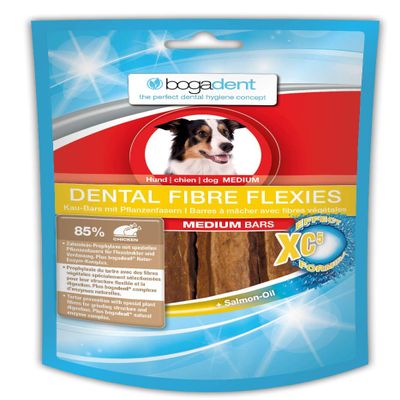 Bogadent Dental Fibre Flexies - Dog Chews for Tartar & Plaque