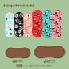 Made in EU; Washable Organic Cotton Cloth Pads, Light Days, 6-Piece Set (S+M) view 2