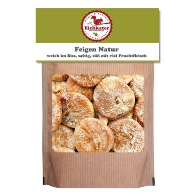 Eichkater Natural, Untreated Dried Figs, 6-Pack (6 x 350 g)