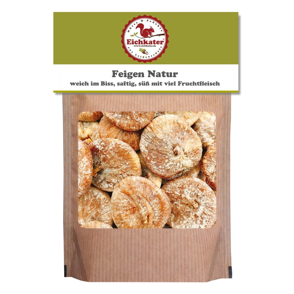 Eichkater Natural, Untreated Dried Figs, 6-Pack (6 x 350 g)