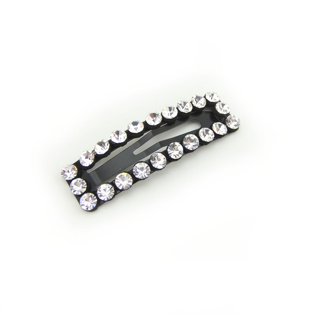 Meilliwish Jewel Wedding Hairpin Hair Clip for Women and Girls, 1 Piece (A102) (White)