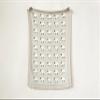 Creative Co-op Baby Blanket with Sheep, Cotton, Knitted, 40 x 32 in, Gray view 4